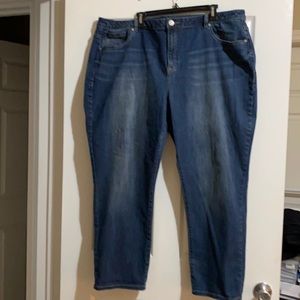 Straight leg denim jean by Lane Bryant. Size 26 short